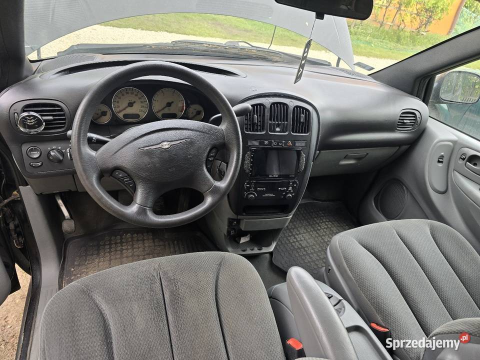 Chrysler Voyager 28crd welurowa tapicerka Żłobnica