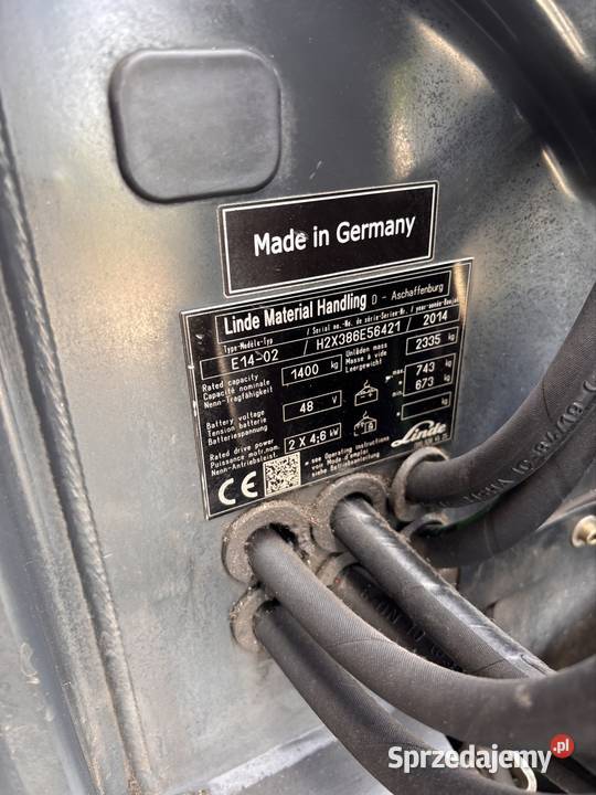 Linde E 14 evo elektryczny Dąbrowa