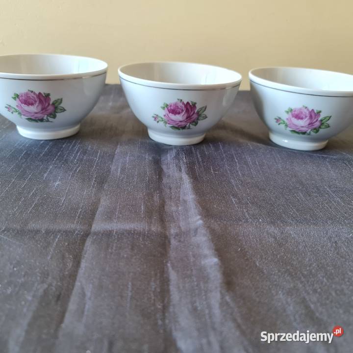 3 miseczki z porcelany PRL mazowieckie Warszawa