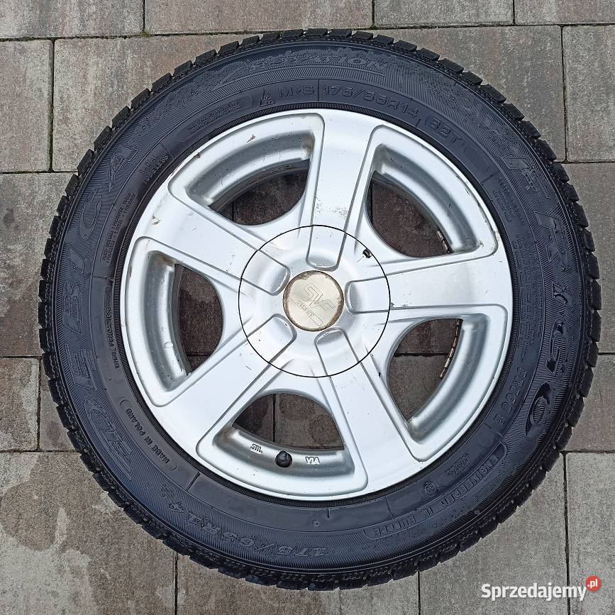 Koła Ford Fiesta MK7 14 4x108 ET 38 Opony zimowe Samochodowe Krosno sprzedam