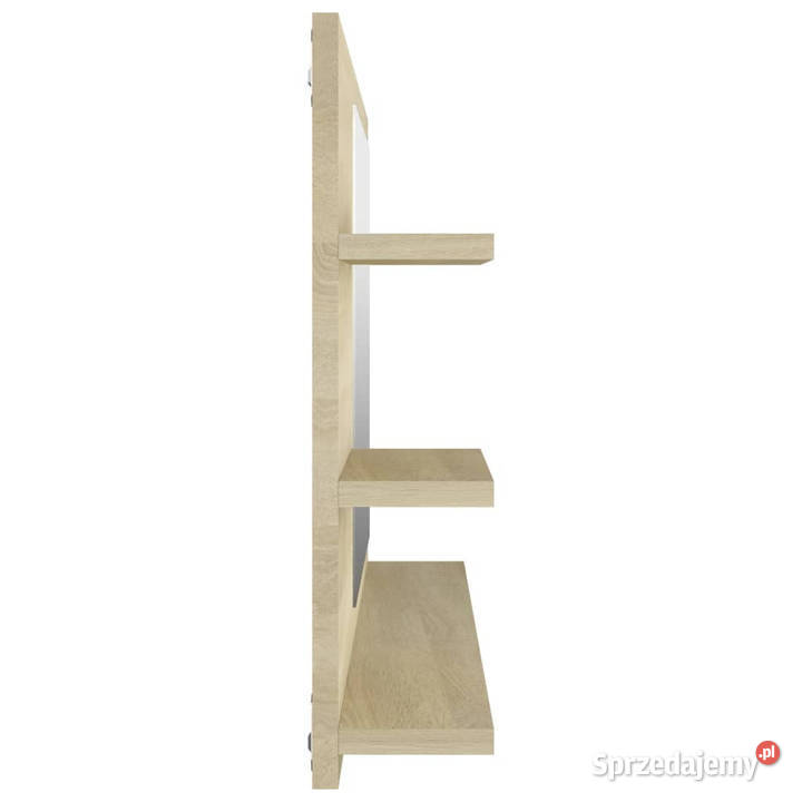 Lustro łazienkowe dąb sonoma 90x105x45 WM805018