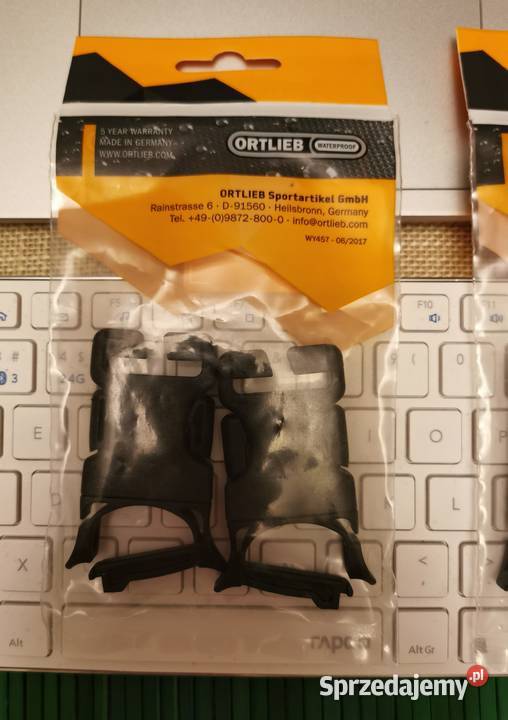 ORTLIEB Stealth 25mm Dwie NOWE Klamry naprawcze łódzkie Łódź