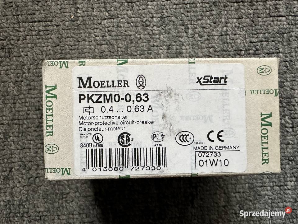 Wyłącznik silnikowy PKZM0063 072733 Eaton Łódź sprzedam