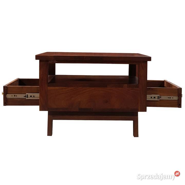 Stolik kawowy drewniany BONN 70x70 z szufladami 50cm Lublin