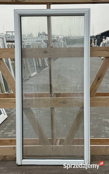 OKNA KacprzaK Witryna 74X148 FIX Używany PCV Okna ścienne Lublin