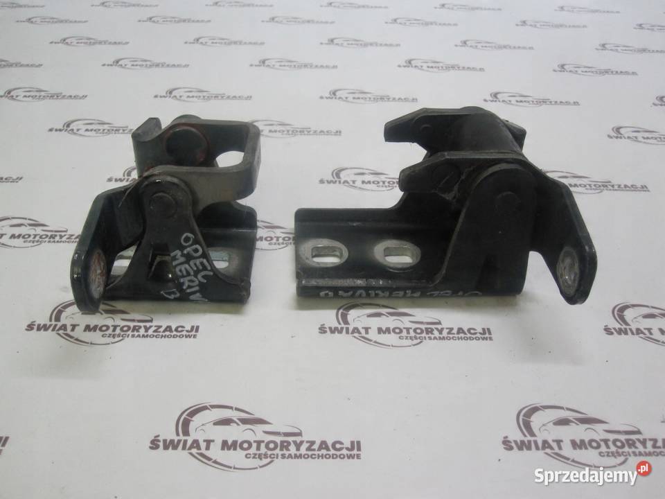 OPEL MERIVA B 13r zawiasy drzwi prawe przód