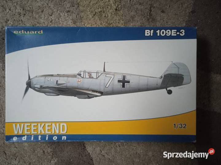 Model plastikowy myśliwca Bf 109 - E3 skala 1/32