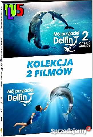 MÓJ PRZYJACIEL DELFIN 1 2 PAKIET 2 DVD 2 płyty