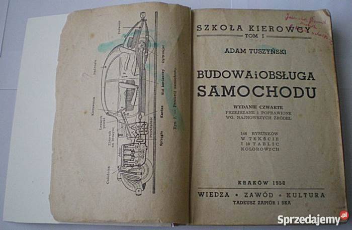 Budowa i obsługa samochodu tom 1 A Tuszyński Ostrów Wielkopolski