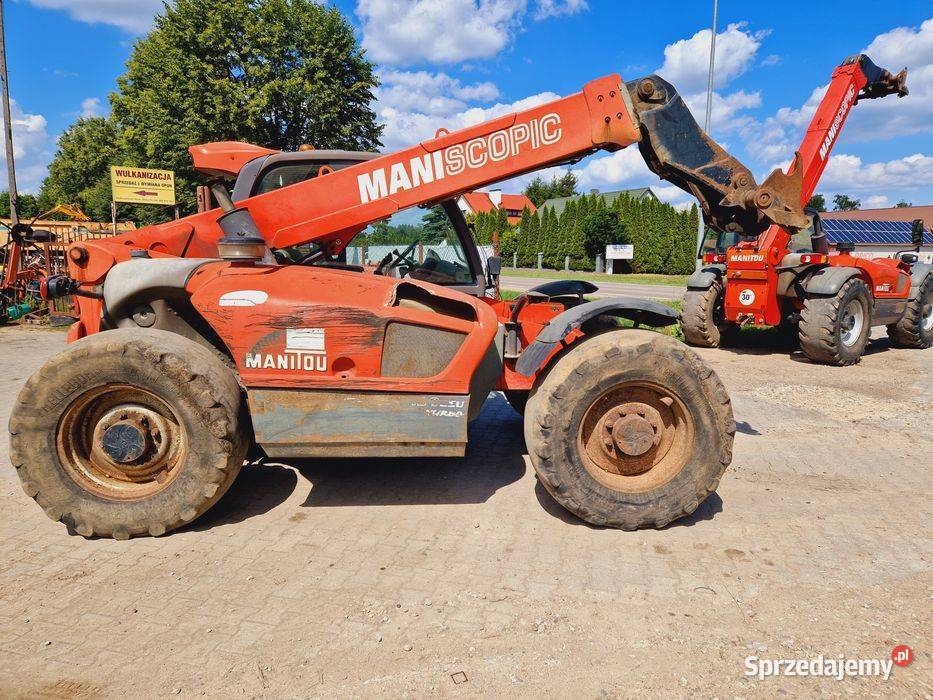 Manitou MLT 741120 LSU 2005r Perkins sprawna podlaskie Dobrzyniewo Duże