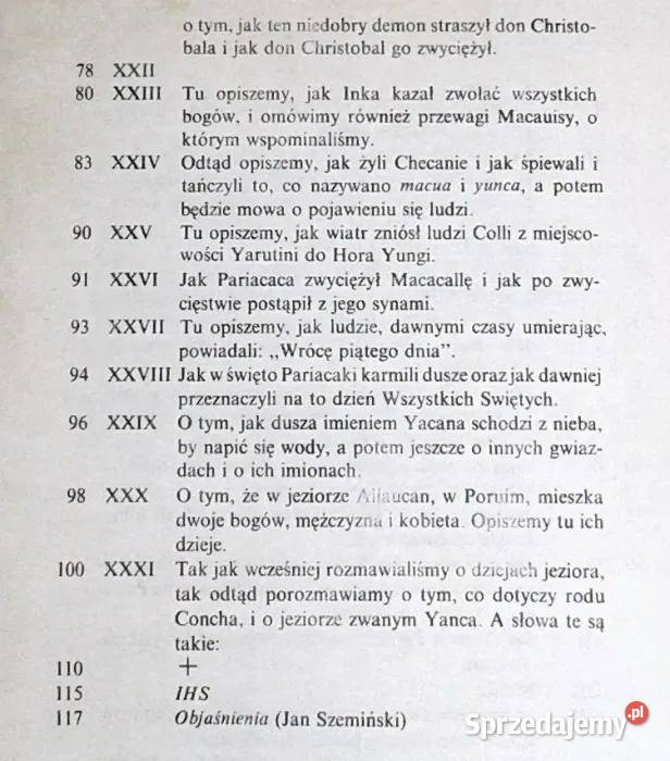 Bogowie i ludzie z Huarochir Jos Mara Arguedas Chełm