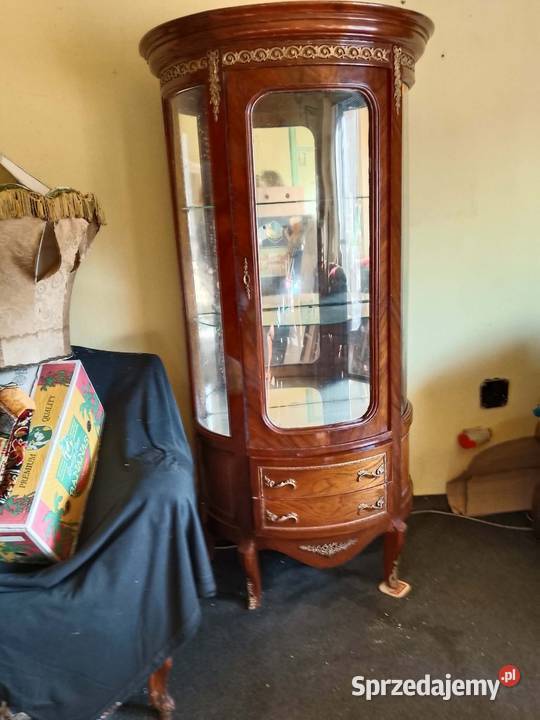 Witryna stylizowana okucia brąz mazowieckie Siedlce