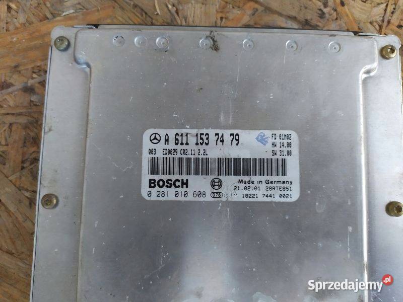 STEROWNIK SILNIKA KOMPUTER MERCEDES A6111537479 Gliwice