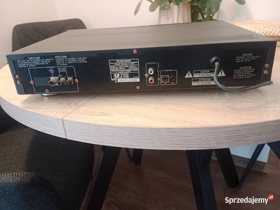 Tuner Pioneer F449 dolnośląskie Kudowa-Zdrój