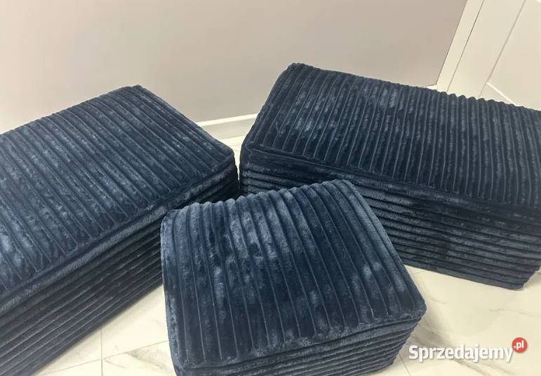 NOWY zestaw 2 pufy podnóżek wielkopolskie Łęka Opatowska