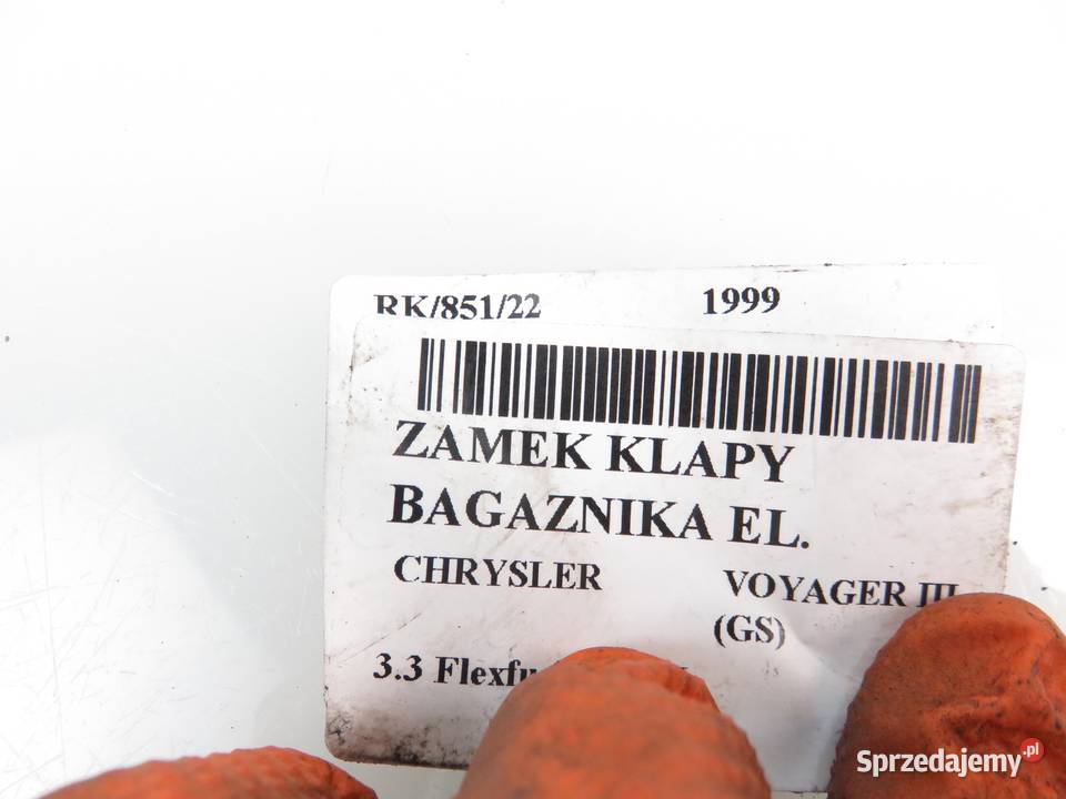 ZAMEK KLAPY CHRYSLER VOYAGER III GS osobowe