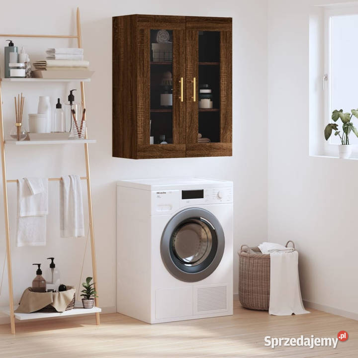 Szafka wisząca brązowy dąb 695x34x90 WM828475 mazowieckie Warszawa