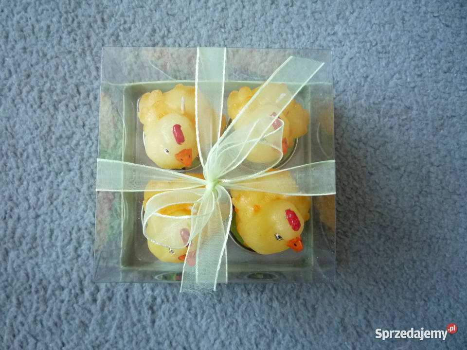 Nowe 4 świeczki Kury Kurczaki wielkanocne zachodniopomorskie Szczecin sprzedam