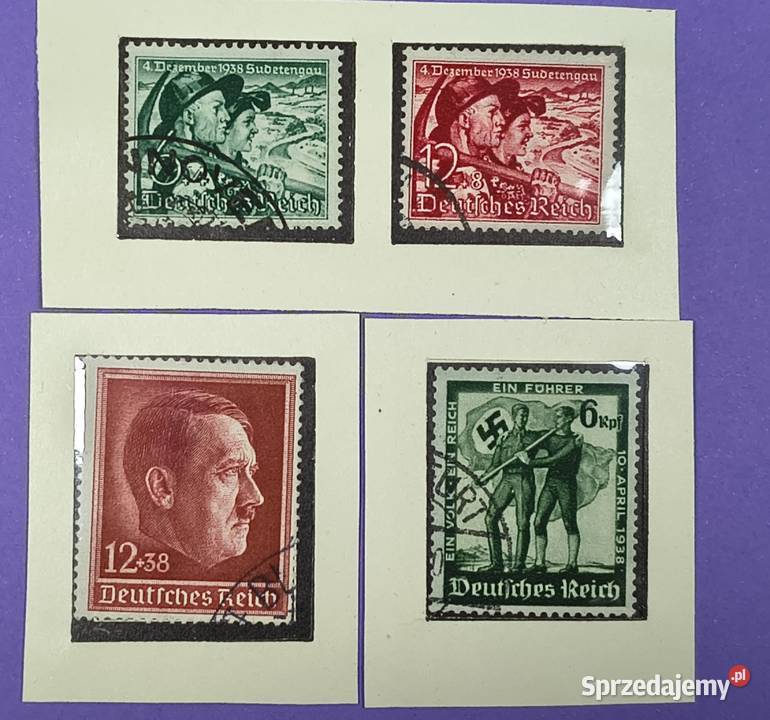 Zestaw znaczków pocztowych III Rzeszy Rzeszów