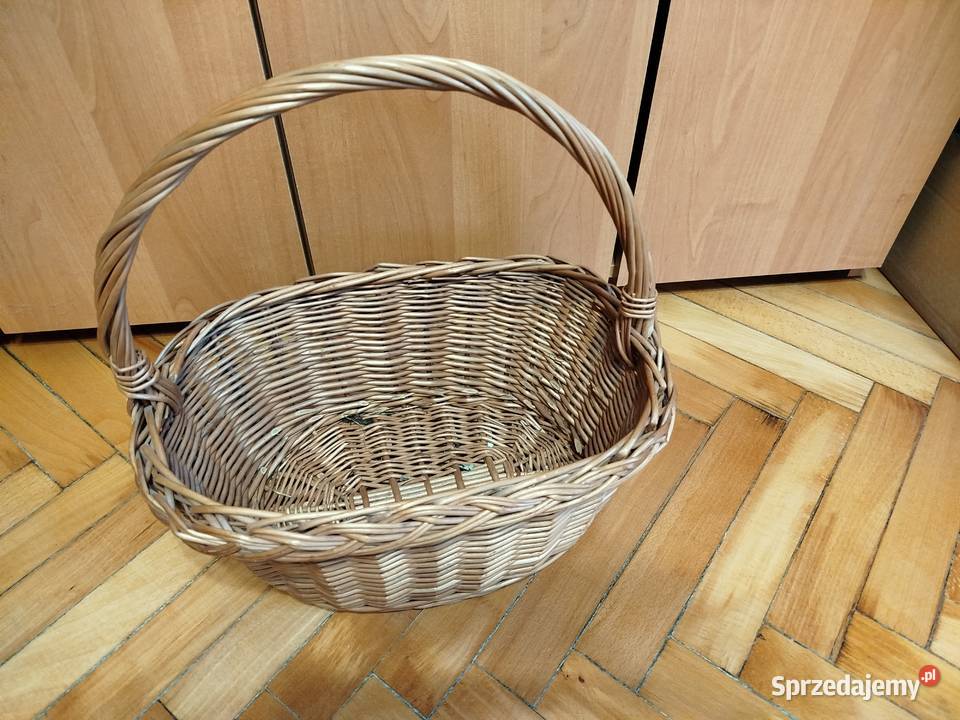 Koszyk wiklinowy owalny ok 35x22 Kraków