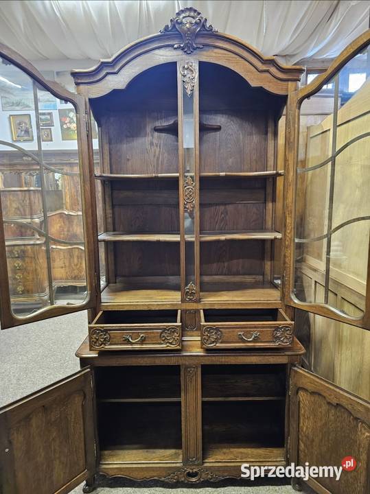 Dębowa witryna 218cm Brójce
