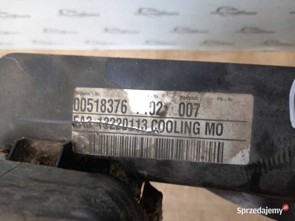 OPEL INSIGNIA A I 11r wentylator chłodnicy osobowe Kielce