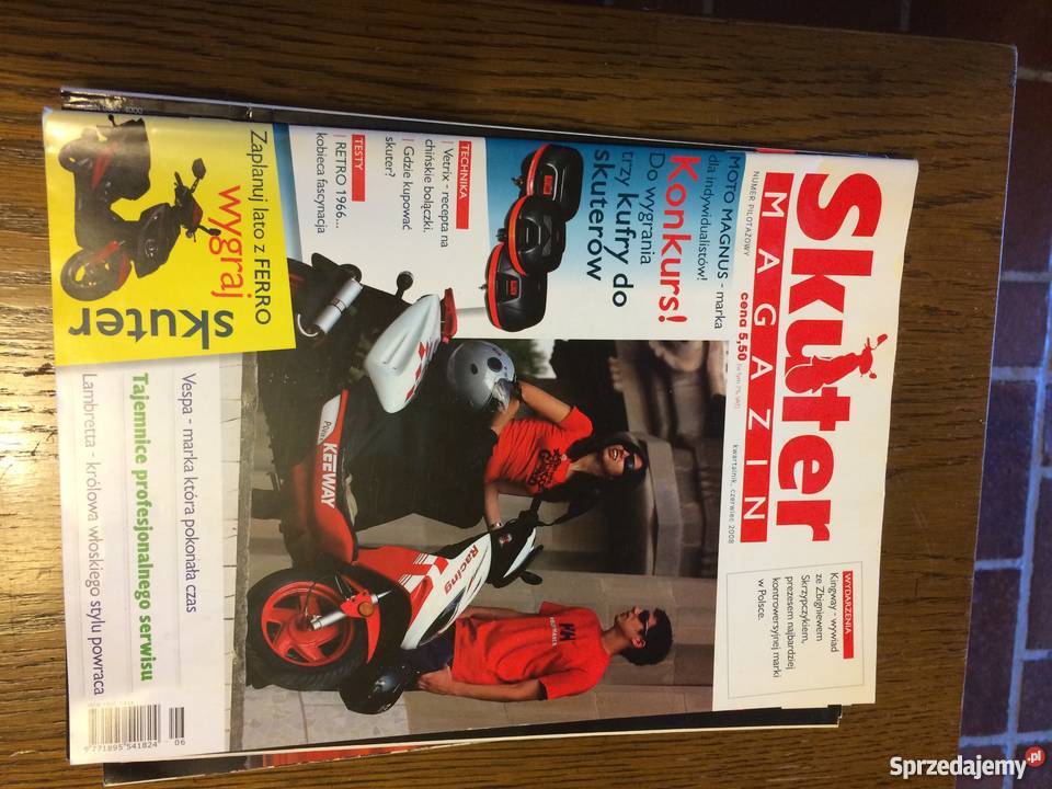 Pisma motoryzacyjne 4 skuter driver i inne Antykwariat