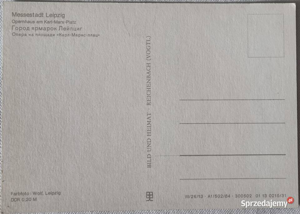 LipskLeipzig NRD 2 pocztówki 198485 r Warszawa