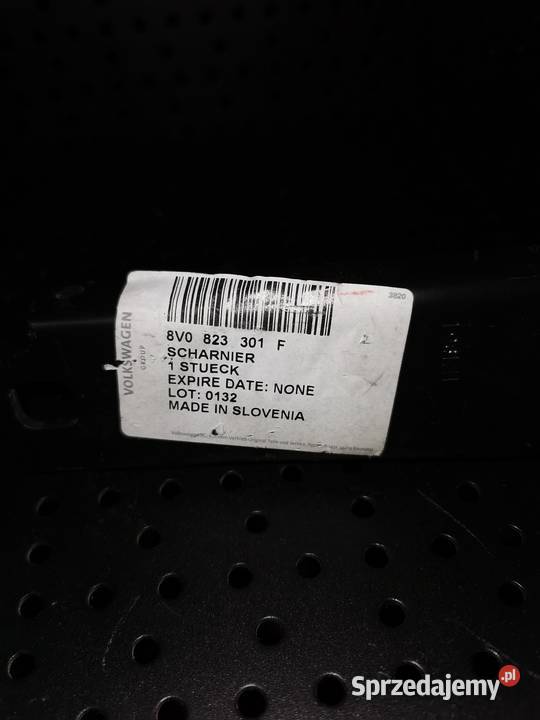 NOWY AUDI A3 S3 8V zawias maski Lewy 8V0823301F Zawiasy, bolce i prowadnice