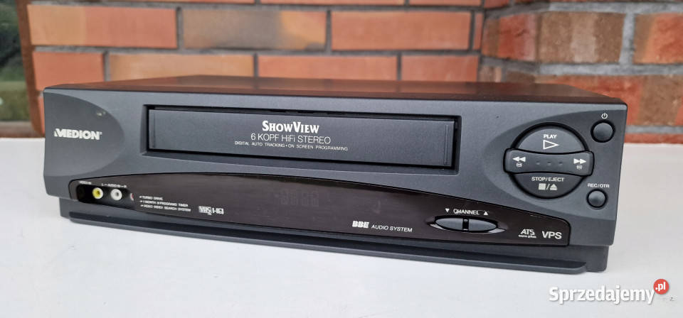 Medion VideoVHS 6 głowic MD 9023 MD9023 Międzychód