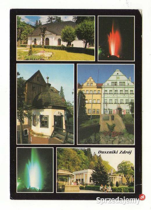 DUSZNIKI ZDRÓJ POCZTÓWKA WIELOWIDOKOWA Krynki