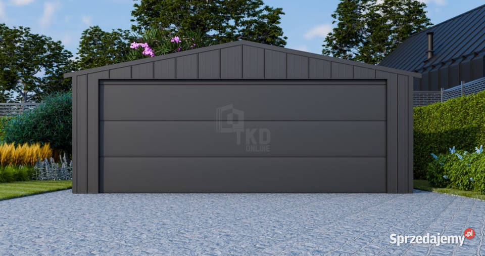 Garaż blaszany 5x4 brama drzwi blacha na rąbek 20m2 Szczecin