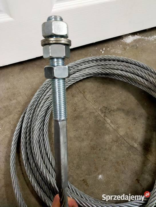 Lina stalowa z gwintami 12mm M20 Długość 12m Bielsko-Biała
