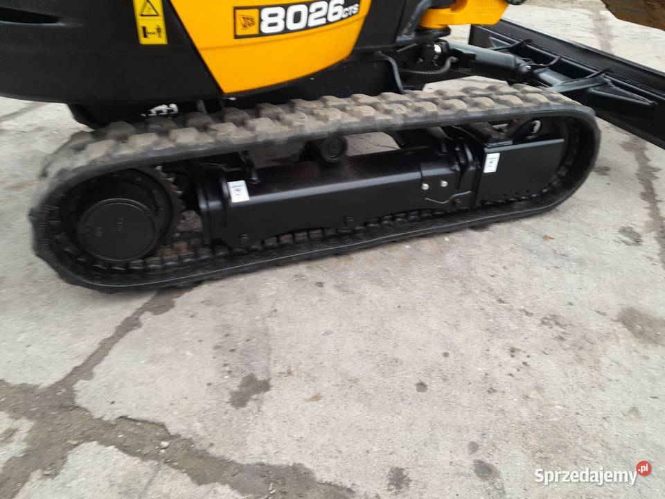 JCB 8026 2023R KOPARKA GĄSIENICOWA 8025 8030 CAT Rok produkcji 2023 wielkopolskie Krotoszyn
