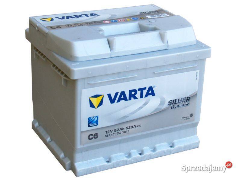 Akumulator VARTA Silver Dynamic C6 52Ah 520A EN Układ elektryczny Tomaszów Mazowiecki