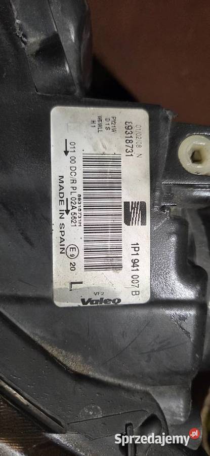 Lampy seat altea Leon bi xenon Kartuzy