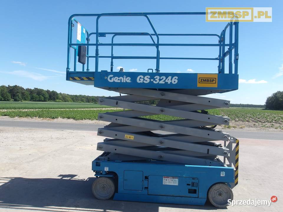 Podnośnik nożycowy zwyżka 12m Genie GS3246 Pleszew