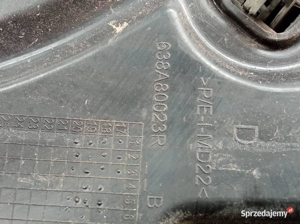 OSŁONA BŁOTNIKA LISTWA ŚLIZG PRAWY PRZÓD