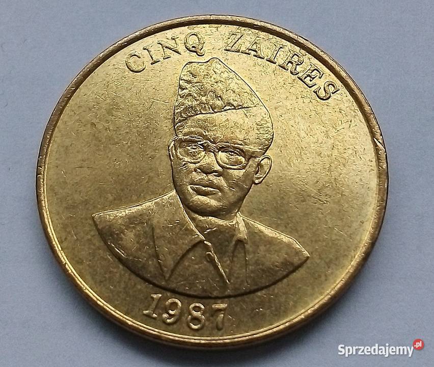 ZAIR5 ZAIR1987 r Numizmatyka Legionowo