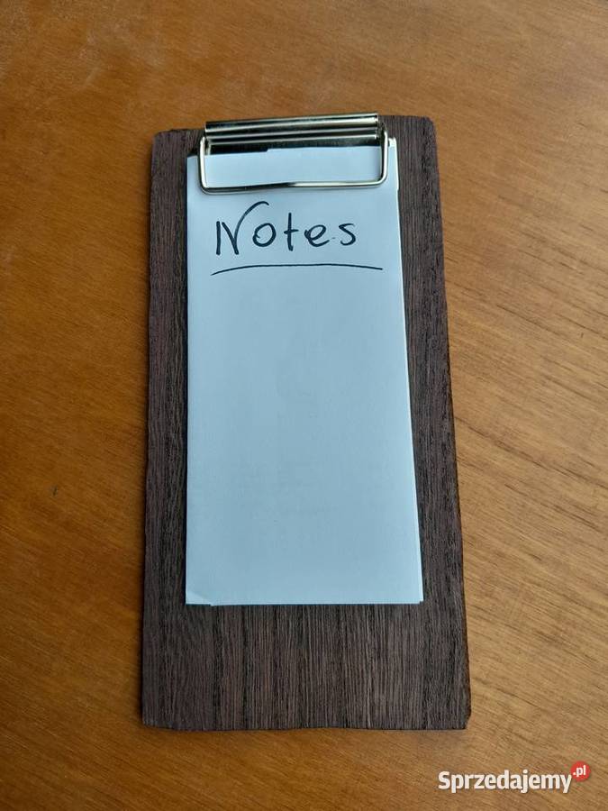 Drewniany clipboard deska z klipsem 20x10 zestaw Dąbrowa Górnicza