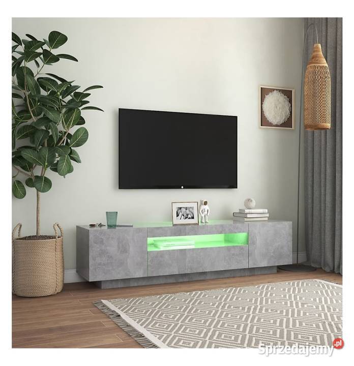Szafka pod TV Berkfield z oświetleniem LED Brzesko sprzedam