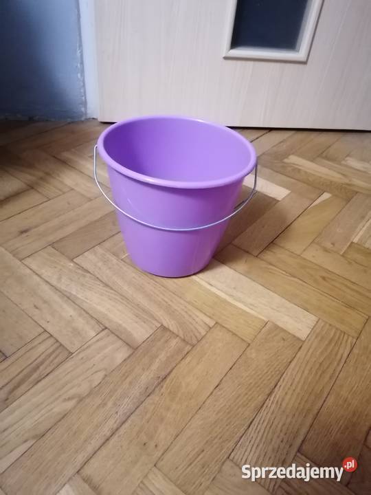 Wiaderko fioletowe małe pomorskie Gdańsk