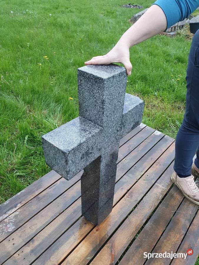 krzyż granitowy Pozostałe Skoczów sprzedam
