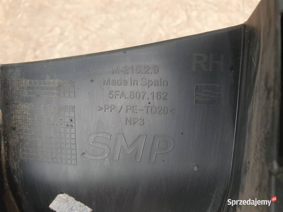 SEAT LEON IV 4 ŚLIZG UCHWYT ZDERZAKA PRZÓD PRAWY Międzychód sprzedam