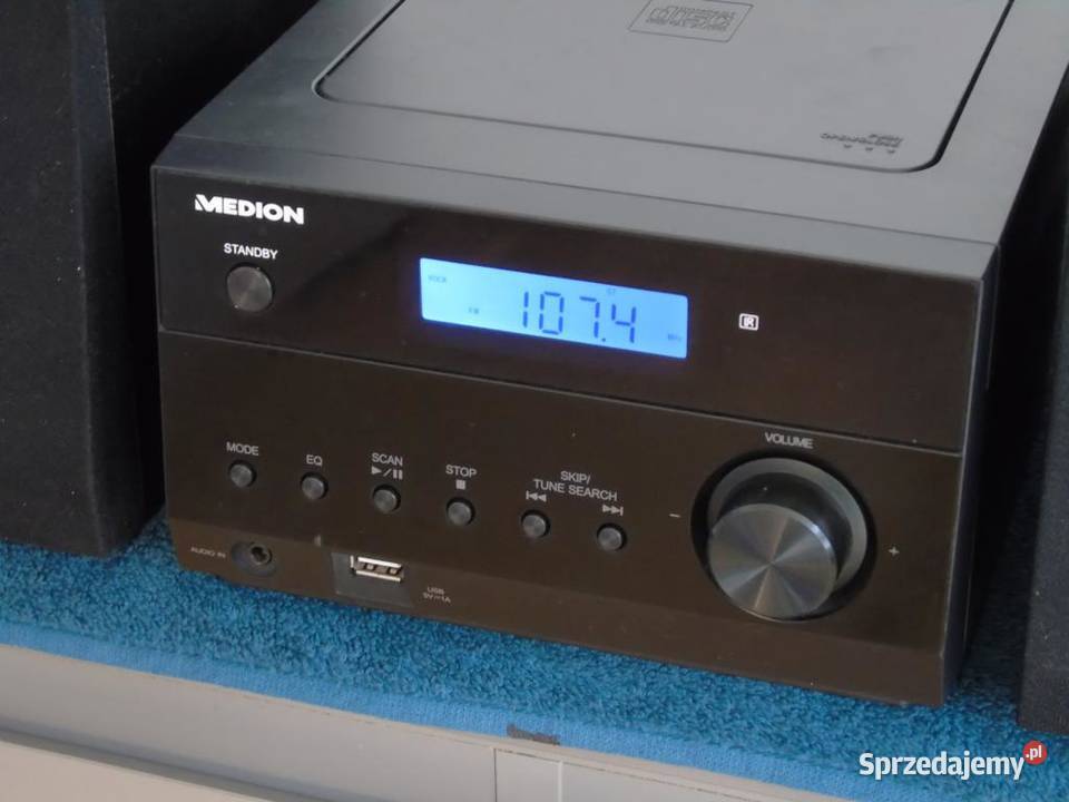 Wieża Medion z kol CD USB mp3 BT WYSYŁKA Wieże i miniwieże Jasło sprzedam