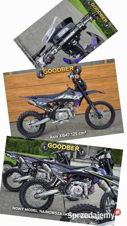 Cross Asix XB 67 140ccm chłodnica 4T Nowy XB 47 125cm3 Bieliny sprzedam