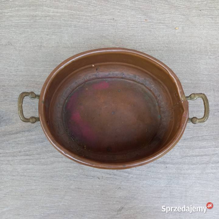 Mała miedziana osłonka na kwiaty miedziana mazowieckie