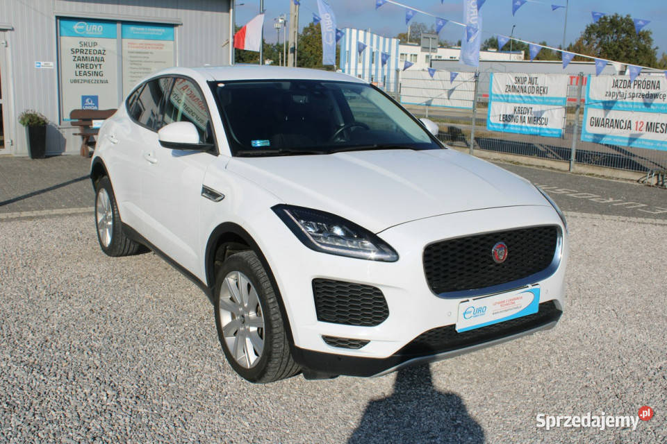 Jaguar EPace S AWD Salon Polska FVat Gwarancja biały Jaguar mazowieckie Warszawa