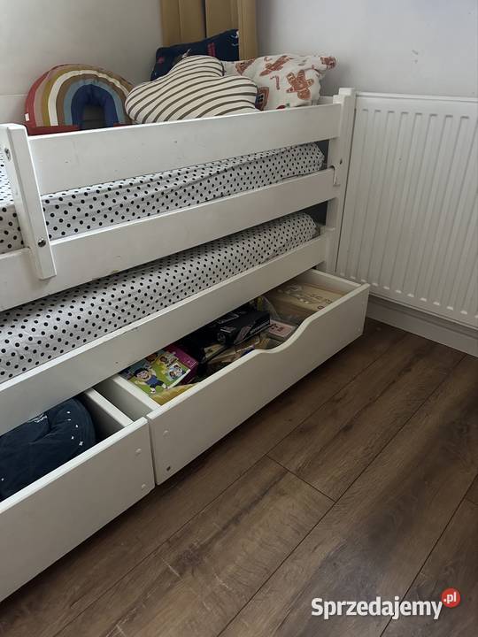 Lóżko drewniane dwuosobowe pojemnik małopolskie Kraków