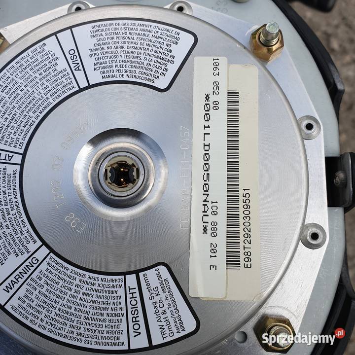 VW BEETLE I AIRBAG PODUSZKA KIEROWCY 1C0880201E Łochowice
